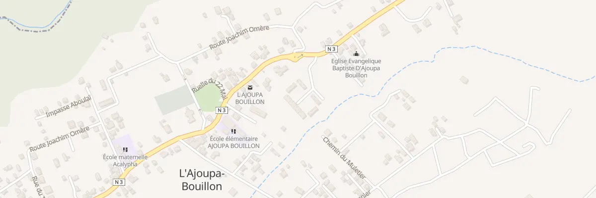 Plan du 5164F Sence à L’Ajoupa-Bouillon