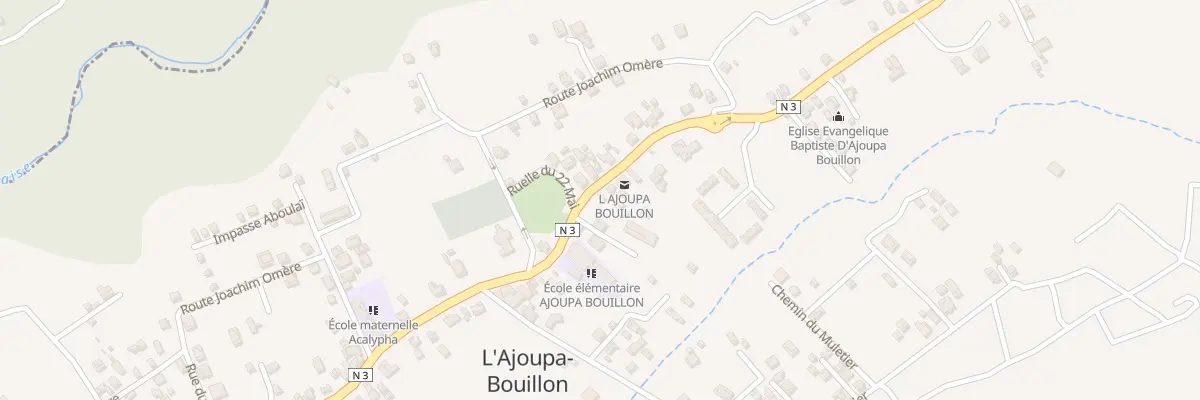 Plan du 5087 Le Bourg Ouest à L’Ajoupa-Bouillon