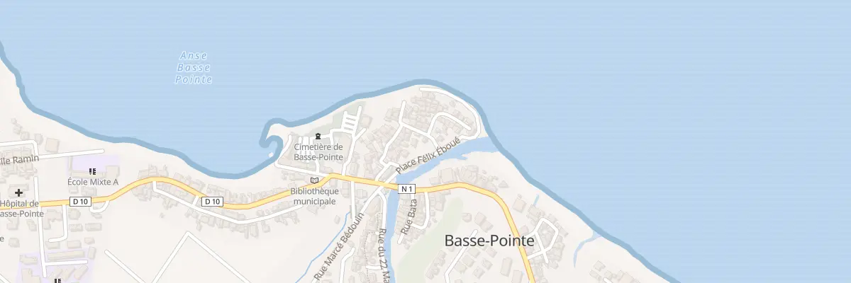 Plan du 16 Pl Félix Éboué à Basse-Pointe