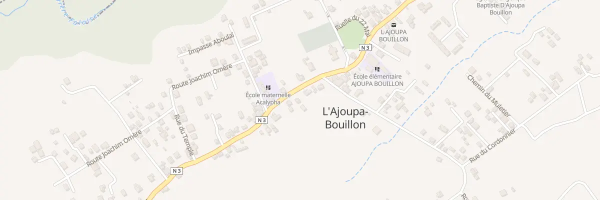 Plan du 5177 Le Bourg Ouest à L’Ajoupa-Bouillon