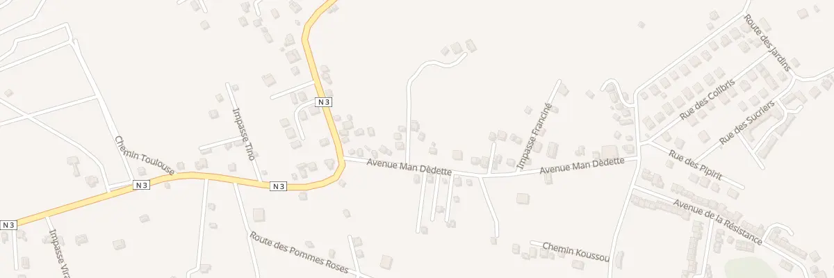 Plan du 5443B Vc de Deschamps à L’Ajoupa-Bouillon