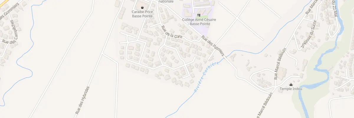 Plan du 9 Rue de l’Orchidée à Basse-Pointe