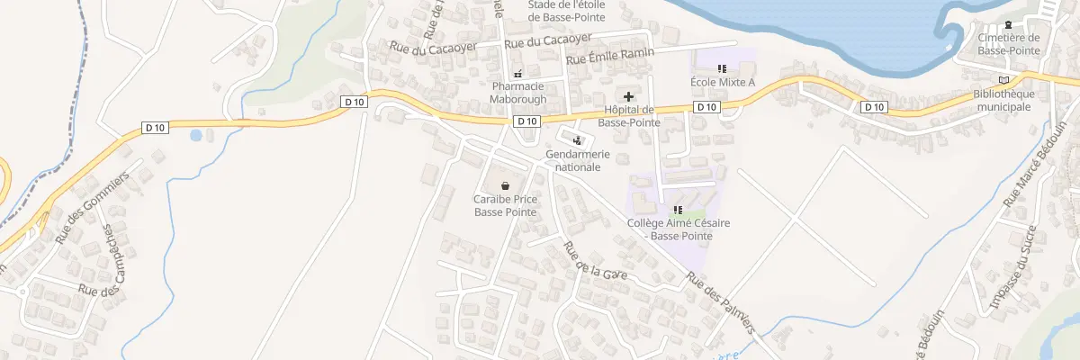 Plan du 1B Rue de la Gare à Basse-Pointe