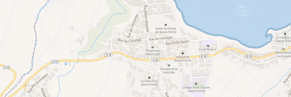 Plan du 4 Rue du Stade à Basse-Pointe
