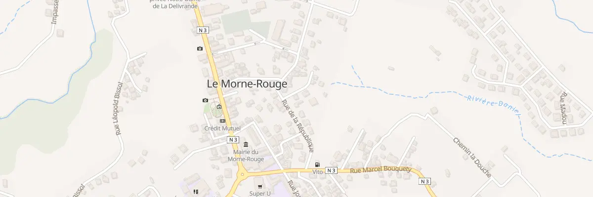 Plan du 9 Rue de la République au Morne-Rouge