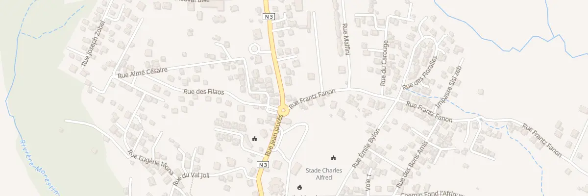Plan du 1 Rue Jean-Marie Carassus au Morne-Rouge