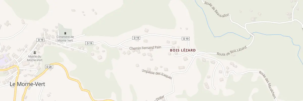 Plan du 5078 Bois Lezard au Morne-Vert