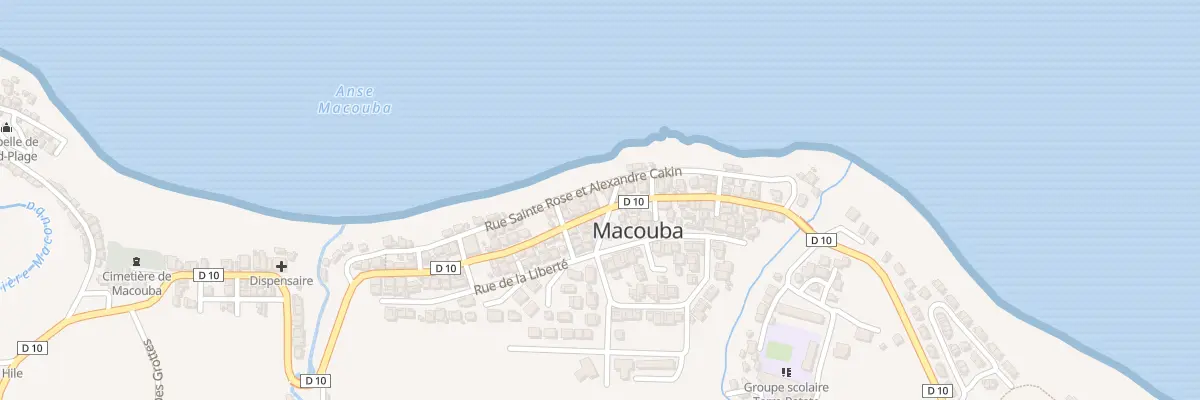 Plan du 5406F Cinquante Pas à Macouba
