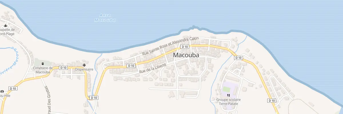 Plan du 5523F Cinquante Pas à Macouba