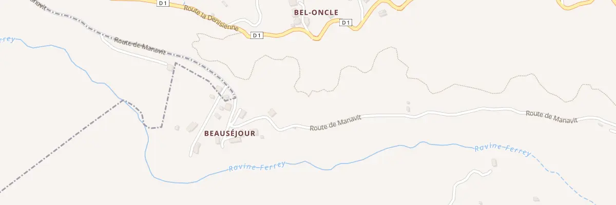 Plan du 5206 Beausejour à Fonds-Saint-Denis