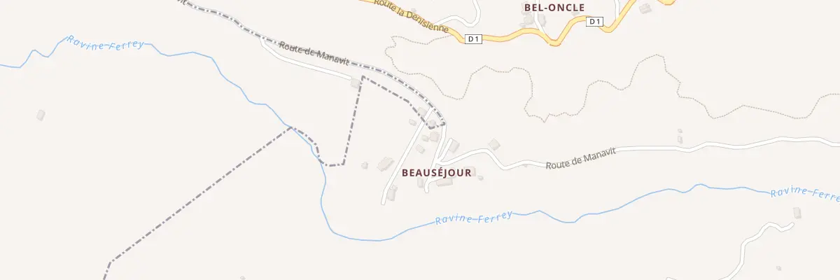 Plan du 5199F Beausejour à Fonds-Saint-Denis