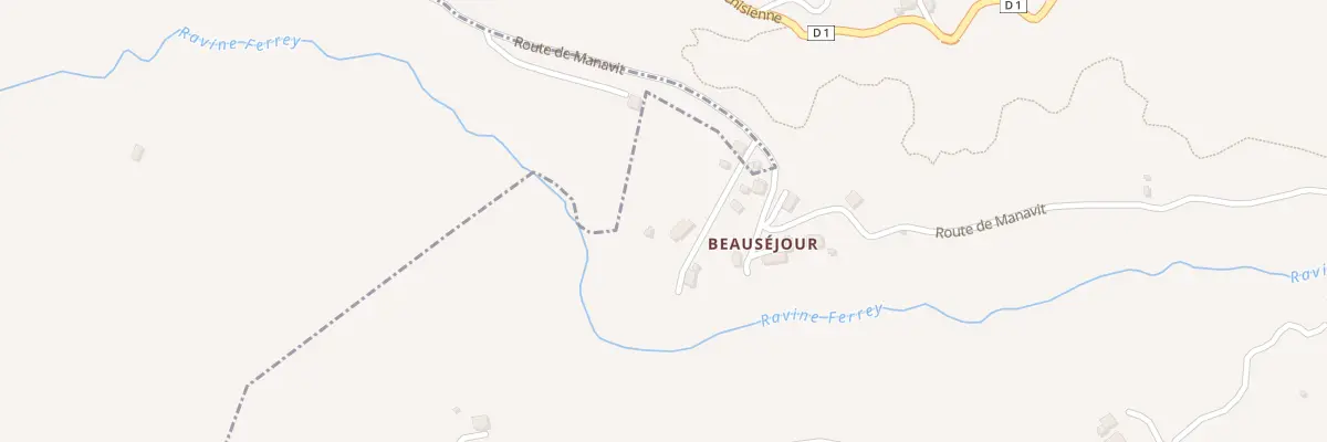 Plan du 5202 Beausejour à Fonds-Saint-Denis