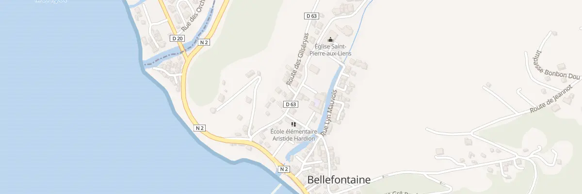 Plan du 5414 Rue Aristide Hardion à Bellefontaine