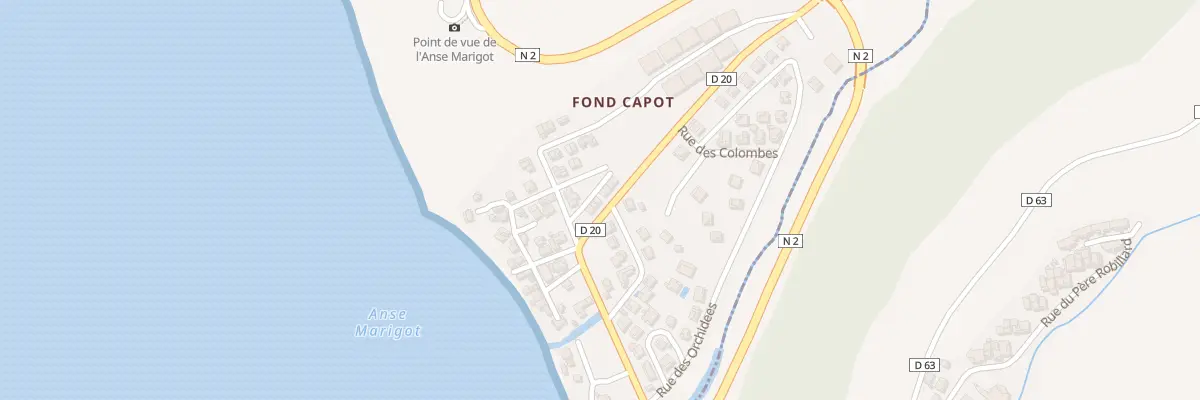 Plan du 1235F Cité Fond Capot au Carbet