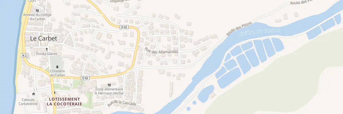 Plan du 6 Rue des Alamandas au Carbet