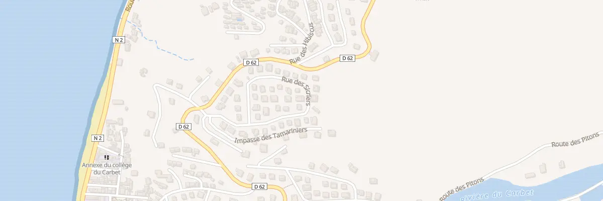 Plan du 23 Rue des Sicriers au Carbet