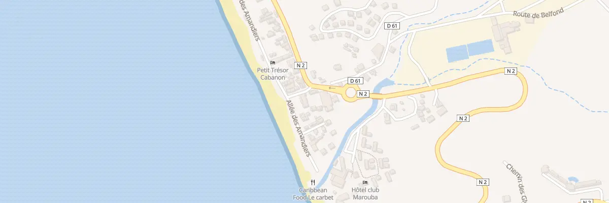 Plan du 5050 Res Residence Cote Plage au Carbet