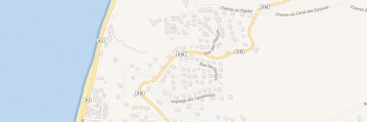Plan du 46 Rue des Sicriers au Carbet
