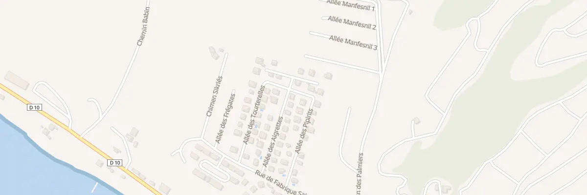 Plan du 28 Habitation Beausejour à Saint-Pierre