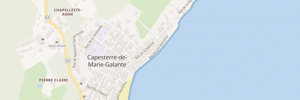Plan du 5724 Rue de la Marine à Capesterre-de-Marie-Galante