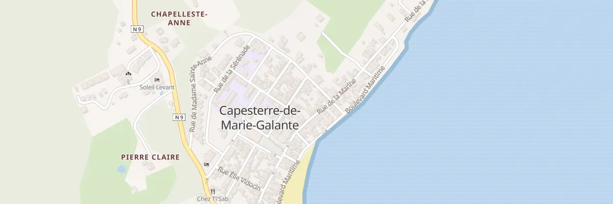Plan du 1238P Rue Gabriel Bade à Capesterre-de-Marie-Galante