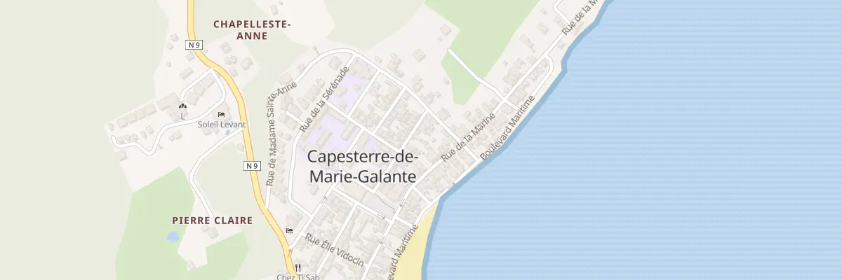 Plan du 5664 Rue Gabriel Bade à Capesterre-de-Marie-Galante