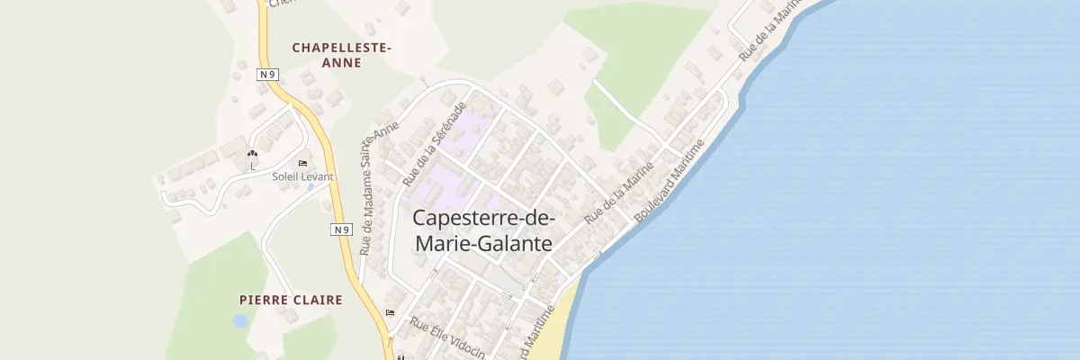 Plan du 5844 Rue Gabriel Bade à Capesterre-de-Marie-Galante