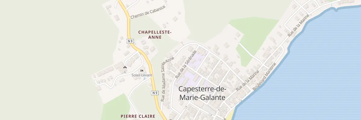 Plan du 5757 Rue Sainte Anne à Capesterre-de-Marie-Galante