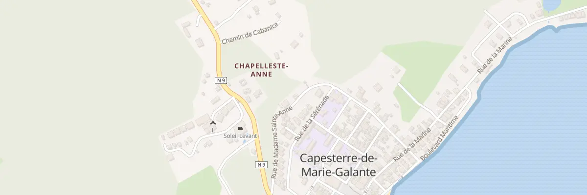 Plan du 5701 Rue Maréchal Leclerc à Capesterre-de-Marie-Galante