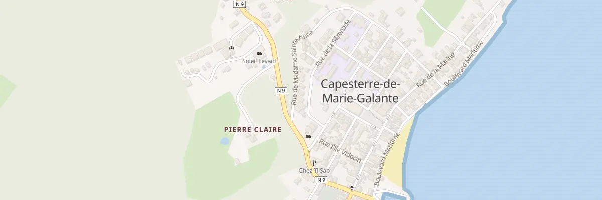 Plan du 1372P Rue du Presbytère à Capesterre-de-Marie-Galante