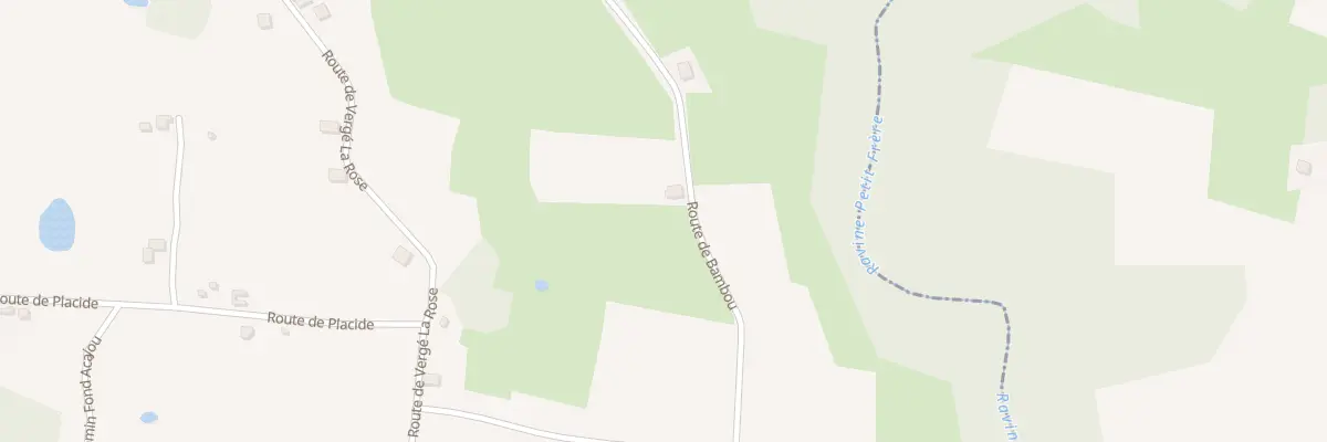 Plan du 1 Rte de Vergé La Rose à Saint-Louis
