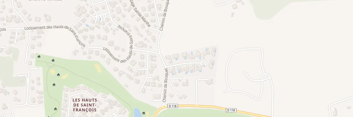 Plan du 9999D Le Maud Huy à Saint-François
