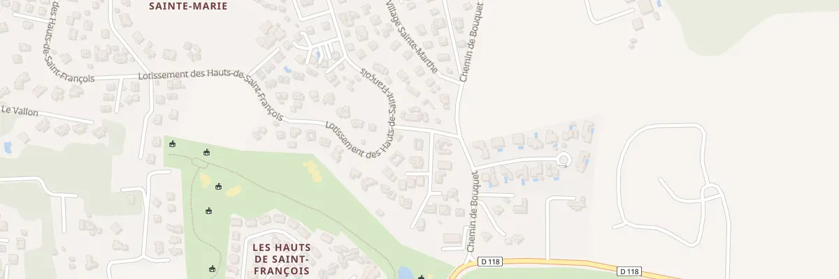 Plan du 10 Lot Les Hauts de St Francois à Saint-François