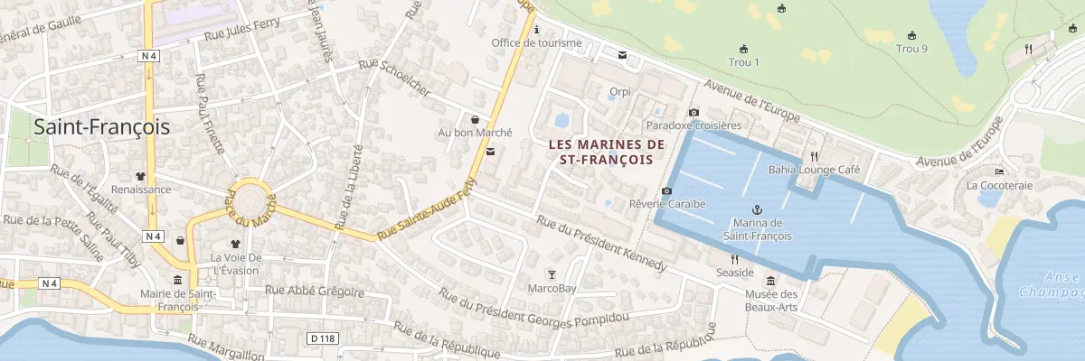 Plan du 294Q Rue du Pdt Kennedy à Saint-François