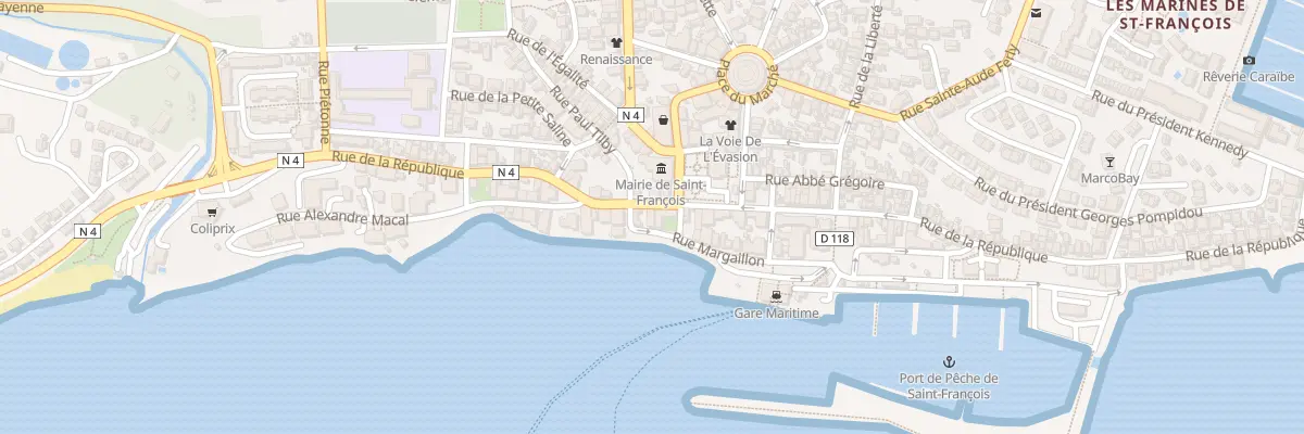 Plan du 689 Rue de la République à Saint-François