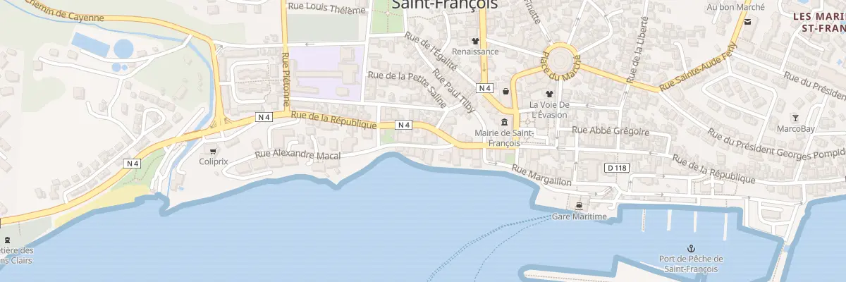 Plan du 6 Rue Alexandre Macal à Saint-François