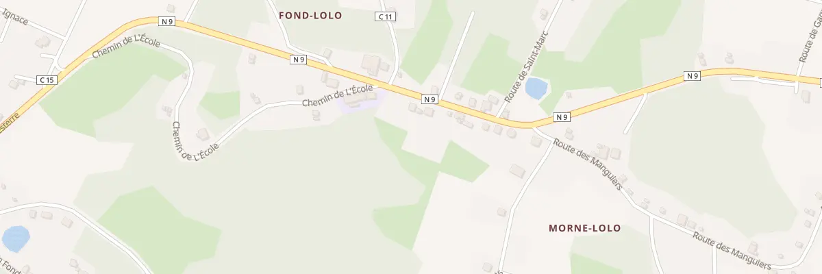 Plan du 1212 Morne Lolo à Grand-Bourg