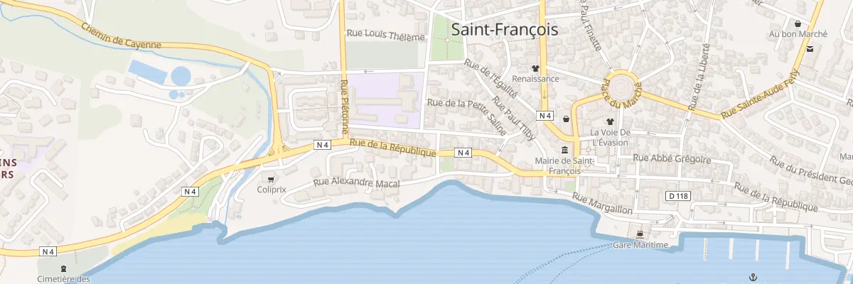 Plan du 6128 Rue de la République à Saint-François