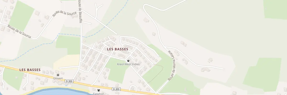 Plan du 5350 Les Basses à Grand-Bourg