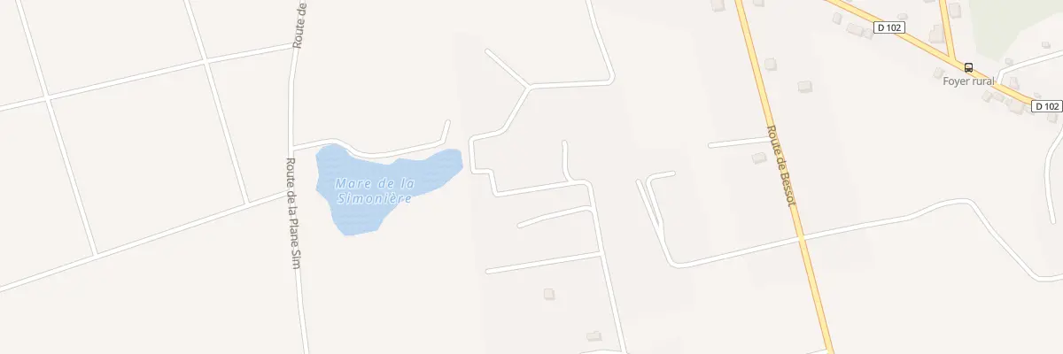 Plan du 2899F Rte de la Plaine Simoniere à Saint-François