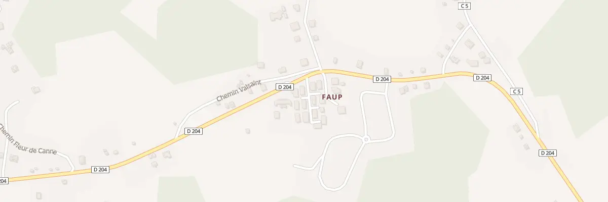 Plan du 1198P Faup à Grand-Bourg