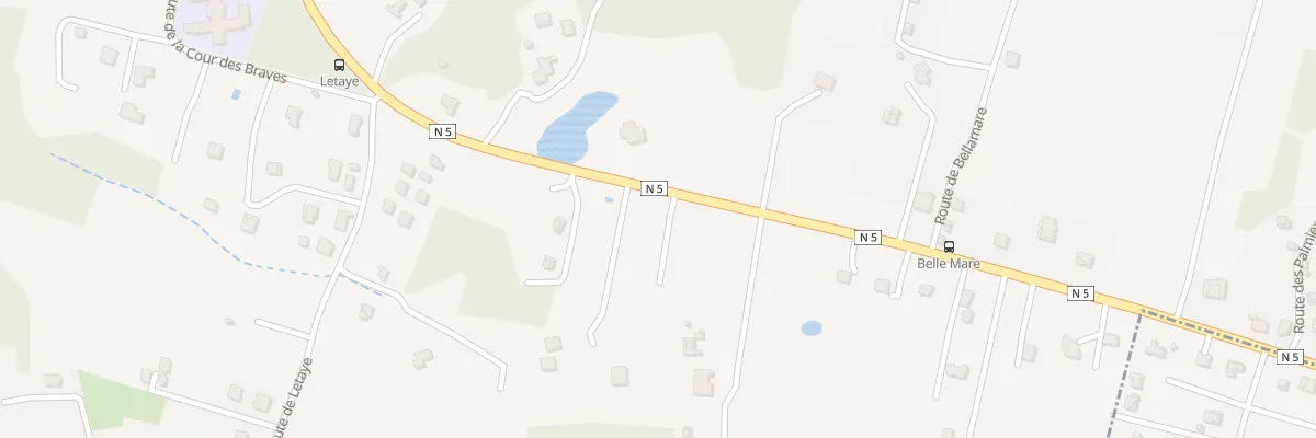 Plan du 9998 Rte de Saint-françois au Moule