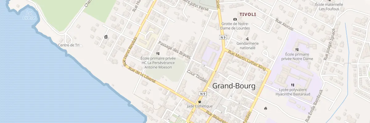 Plan du 5859 Le Bourg à Grand-Bourg