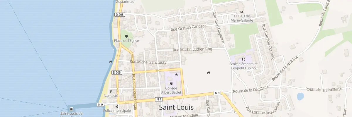 Plan du 8888 Rue Michel Sanctussy à Saint-Louis