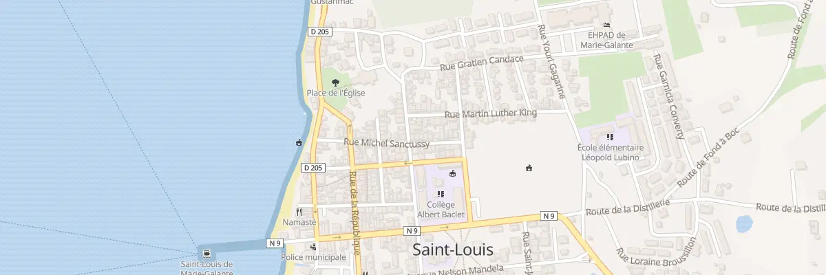 Plan du 5445 Rue Michel Sanctussy à Saint-Louis