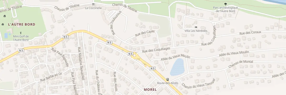 Plan du 3 Rue des Coquillages au Moule