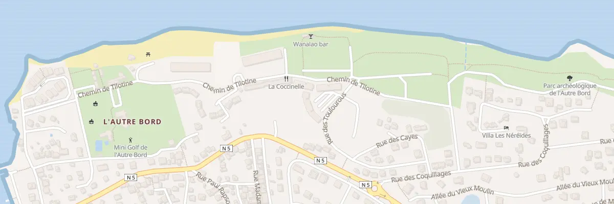 Plan du 33 Rue des Toulourous au Moule