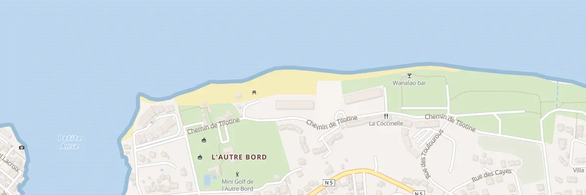 Plan du 8001 Che de Tilotine au Moule