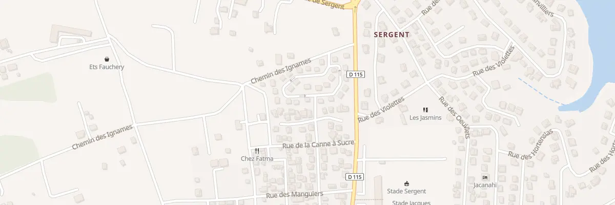 Plan du 24 Rue Courdoie de Laureal au Moule
