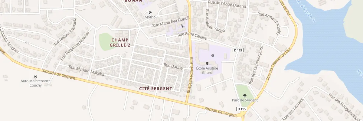 Plan du 7 Rue Mogere Loulou au Moule